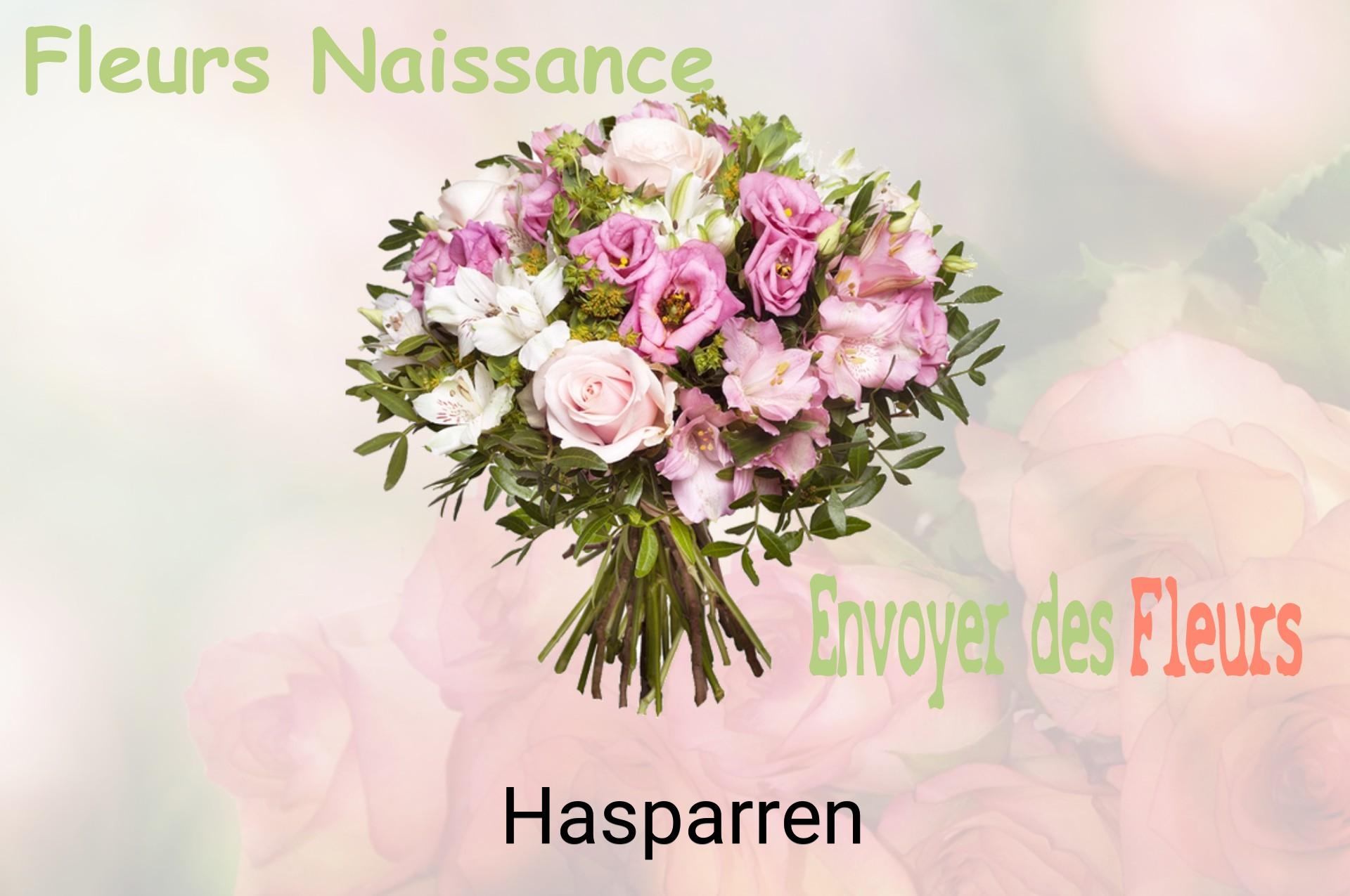 Bouquet de fleurs de naissance livré à Hasparren