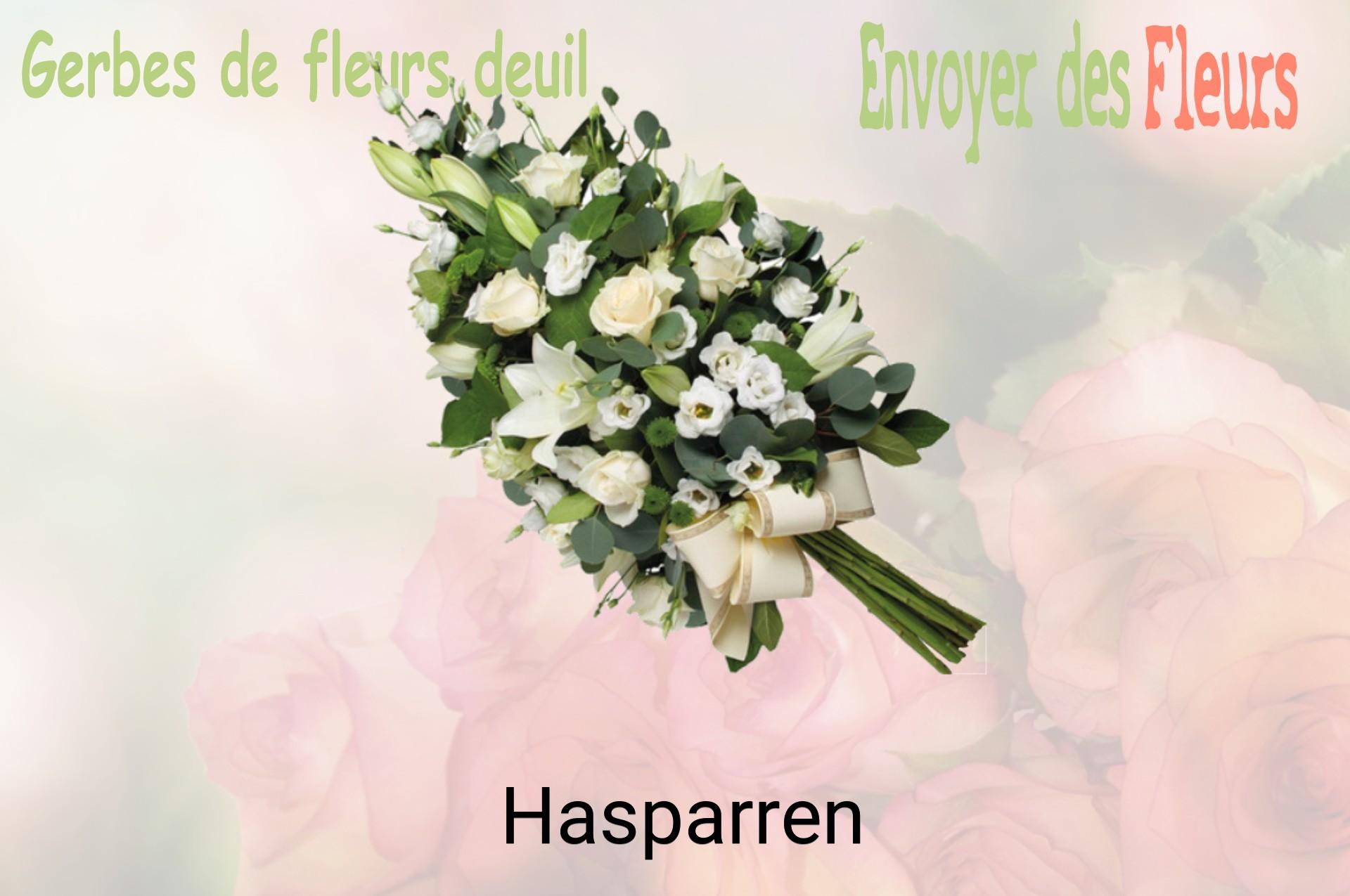 Gerbe de fleurs de deuil livrée à Hasparren